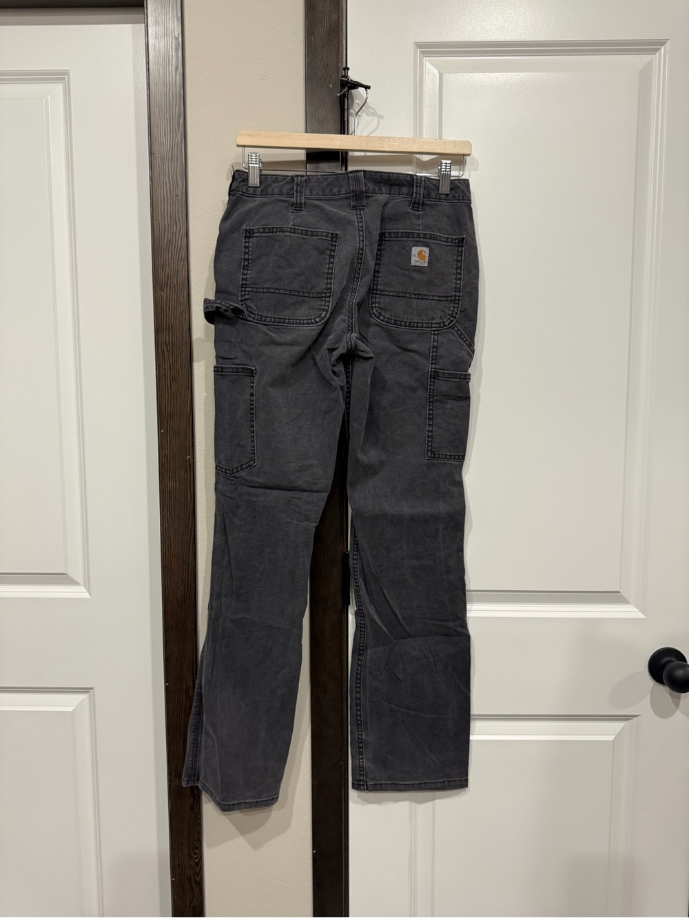 Carhartt womens Charcoal Grey Cargo Work Pants